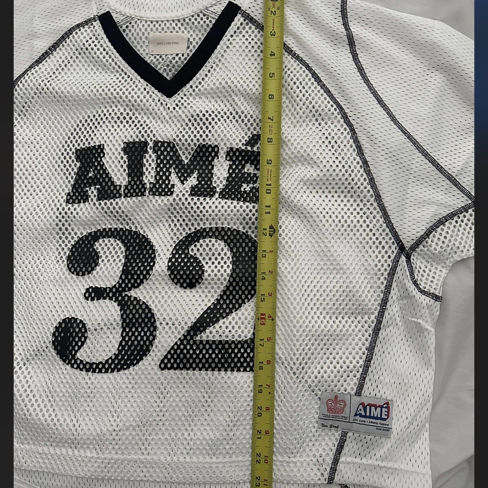 Aime Leon Dore White Mesh Jersey